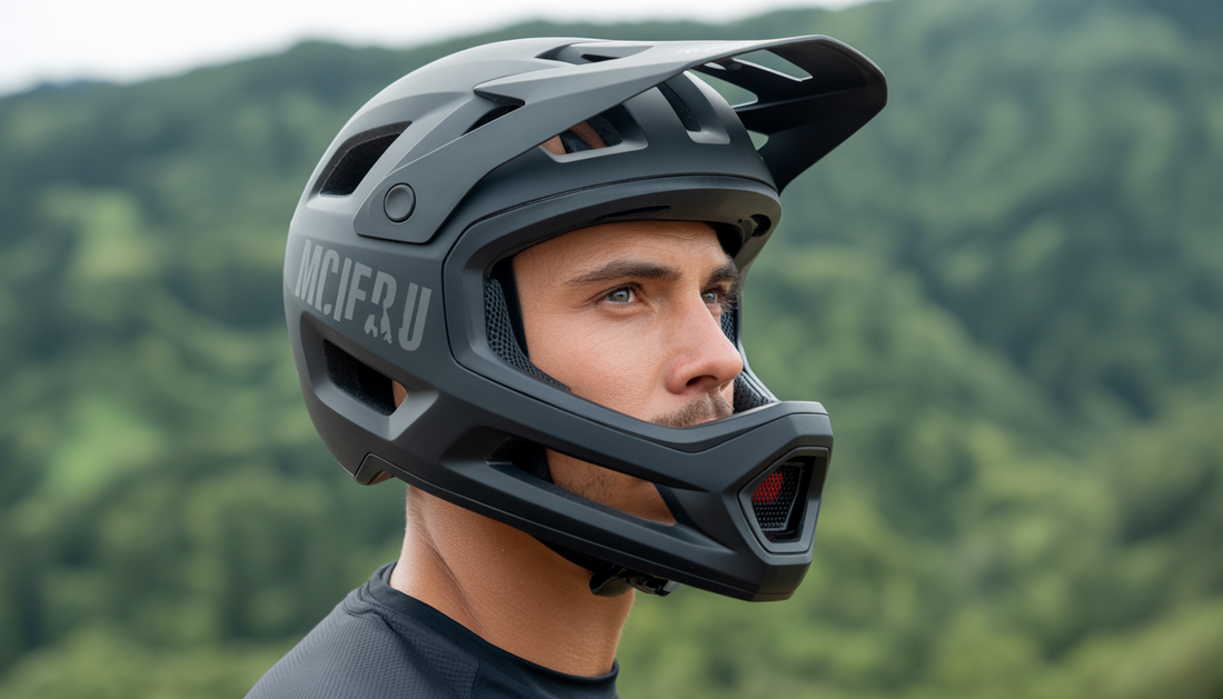 casco MTB con visiera