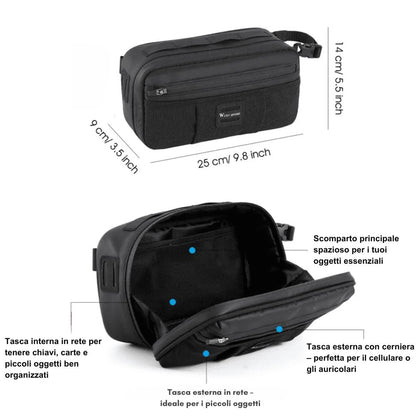 Cyclonix IT - Borsa da manubrio spaziosa – BarCarrier™