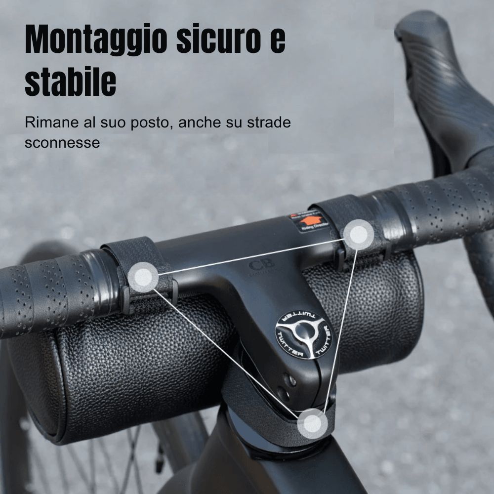 Cyclonix IT - Organizzatore da manubrio compatto – RoadBar™