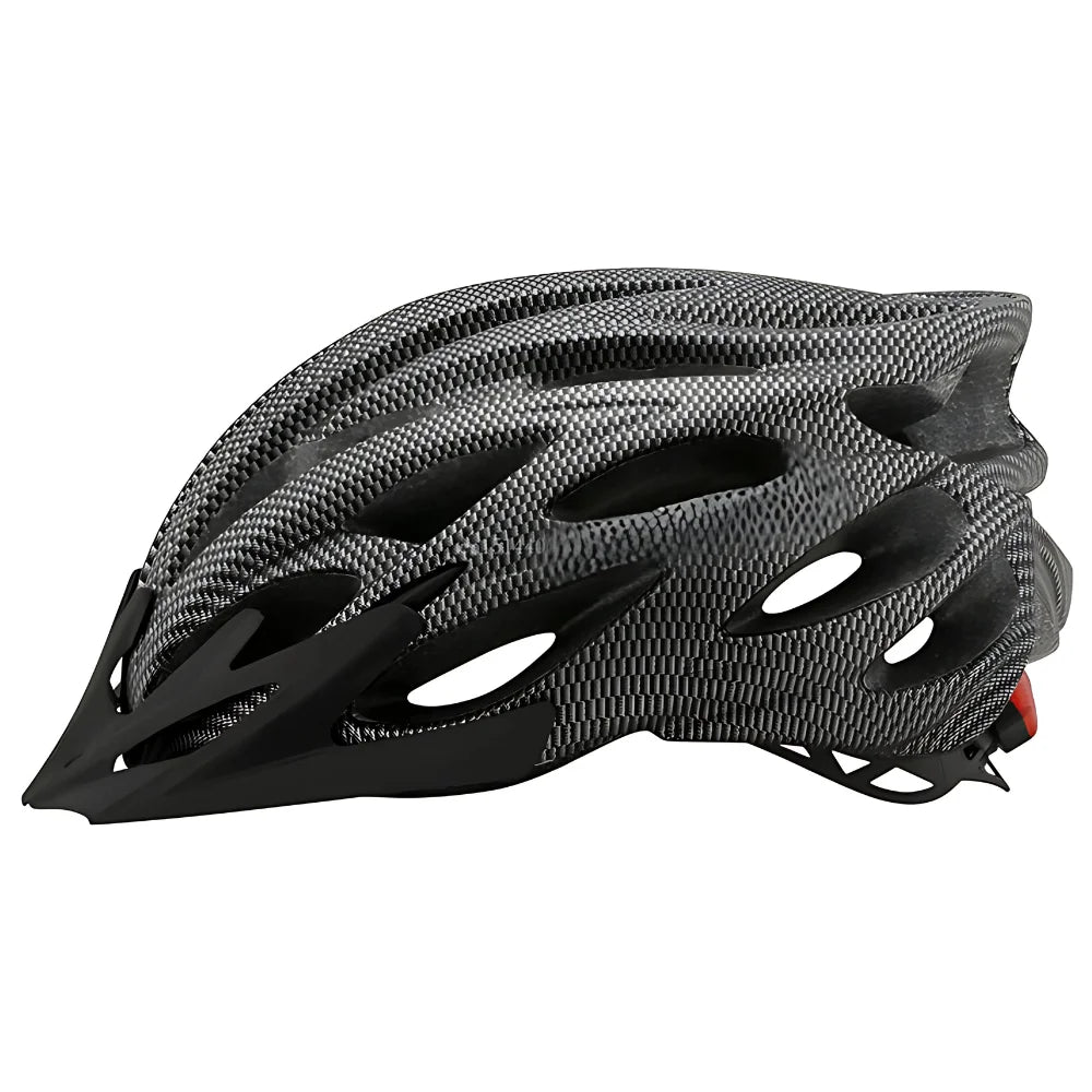 Cyclonix IT - Casco da bici con visiera rimovibile e LED – CycloGuard™ (grigio)