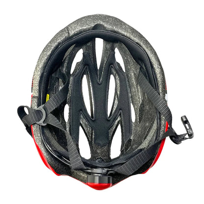 Cyclonix IT - Casco da bici con visiera rimovibile e LED – CycloGuard™ (rosso)