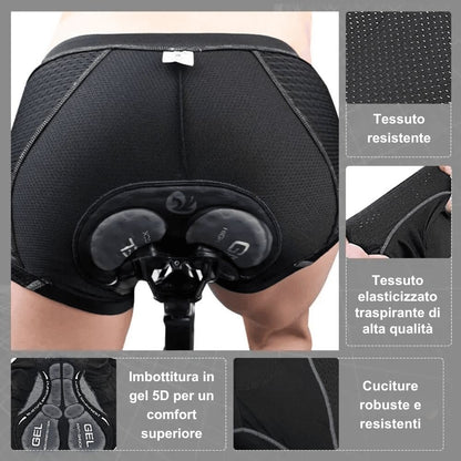 Cyclonix IT - Intimo da ciclismo con imbottitura in gel 5D – CycloGel™