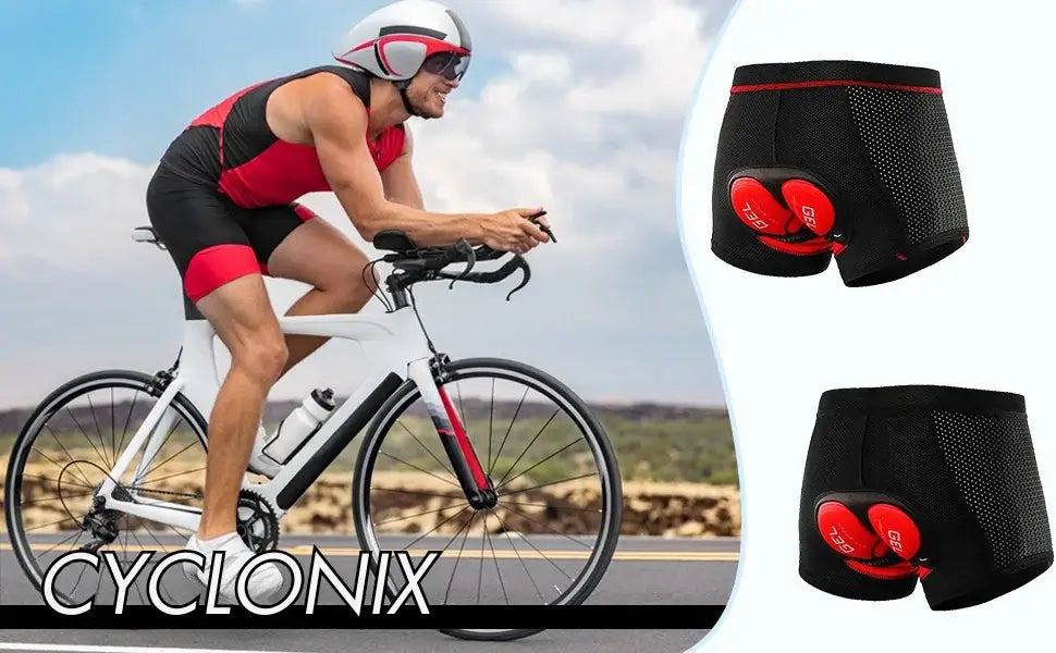 Cyclonix IT - Intimo da ciclismo con imbottitura in gel 5D – CycloGel™