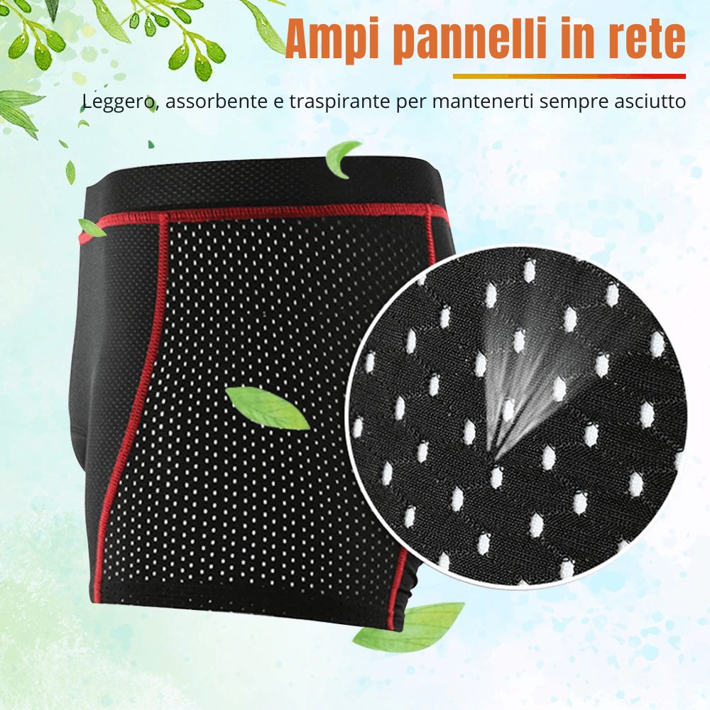 Cyclonix IT - Intimo da ciclismo con imbottitura in gel 5D – CycloGel™