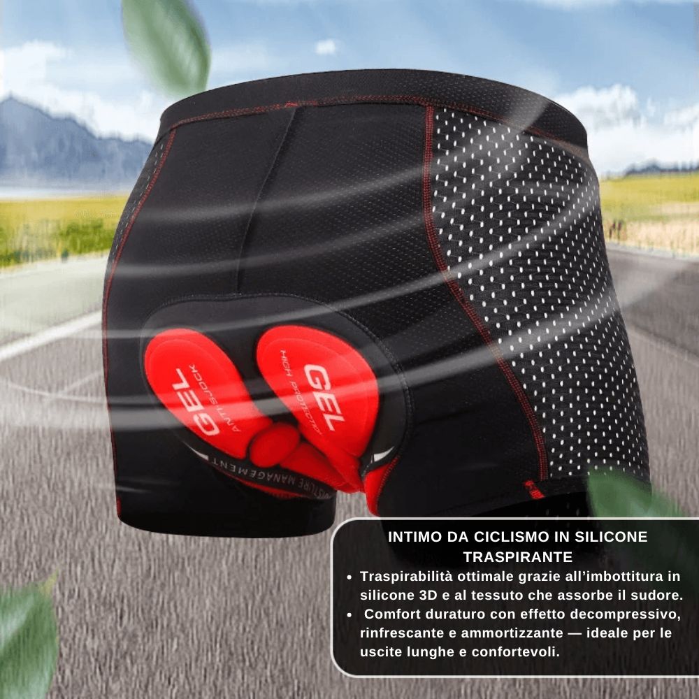 Cyclonix IT - Intimo da ciclismo con imbottitura in gel 5D – CycloGel™