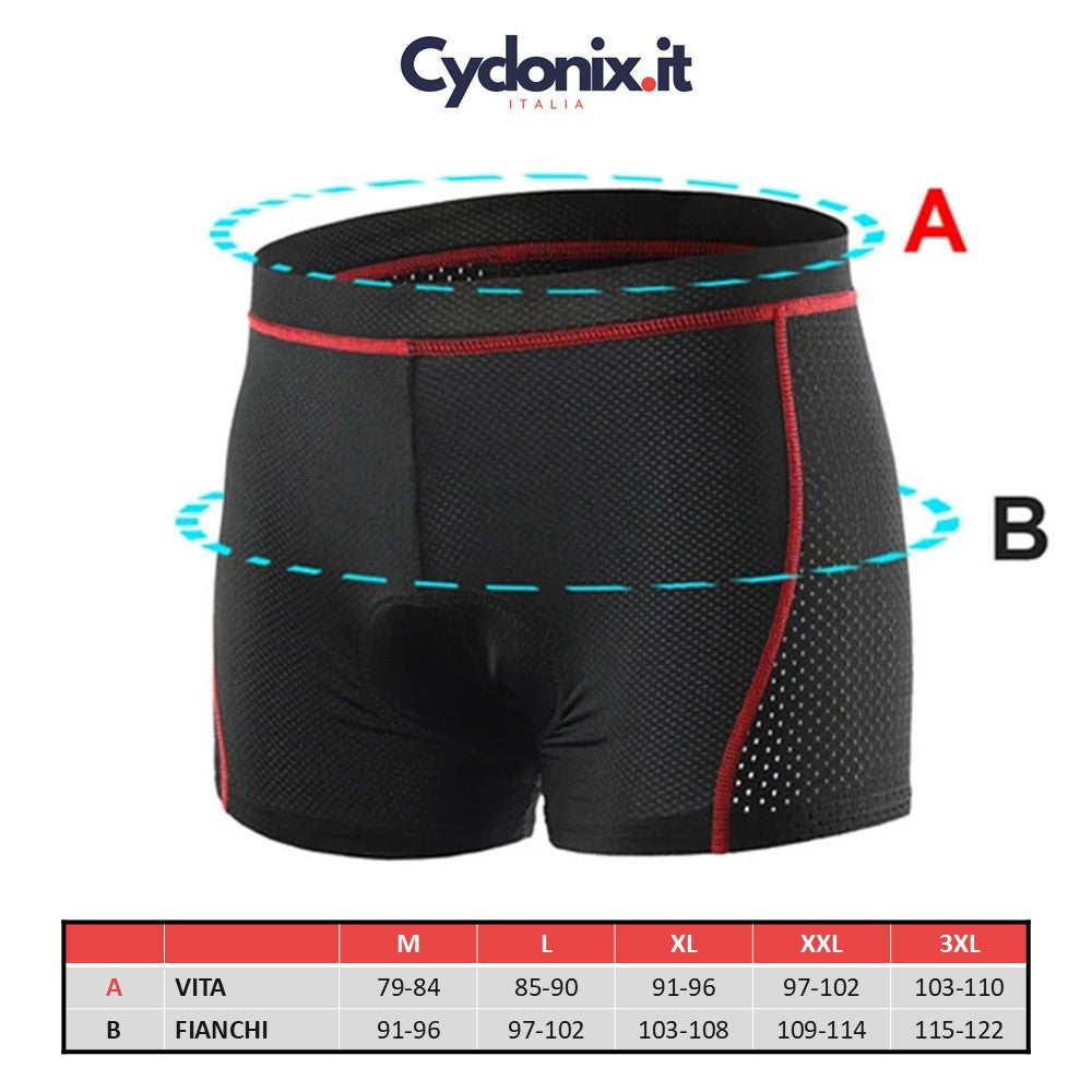 Cyclonix IT - Intimo da ciclismo con imbottitura in gel 5D – CycloGel™