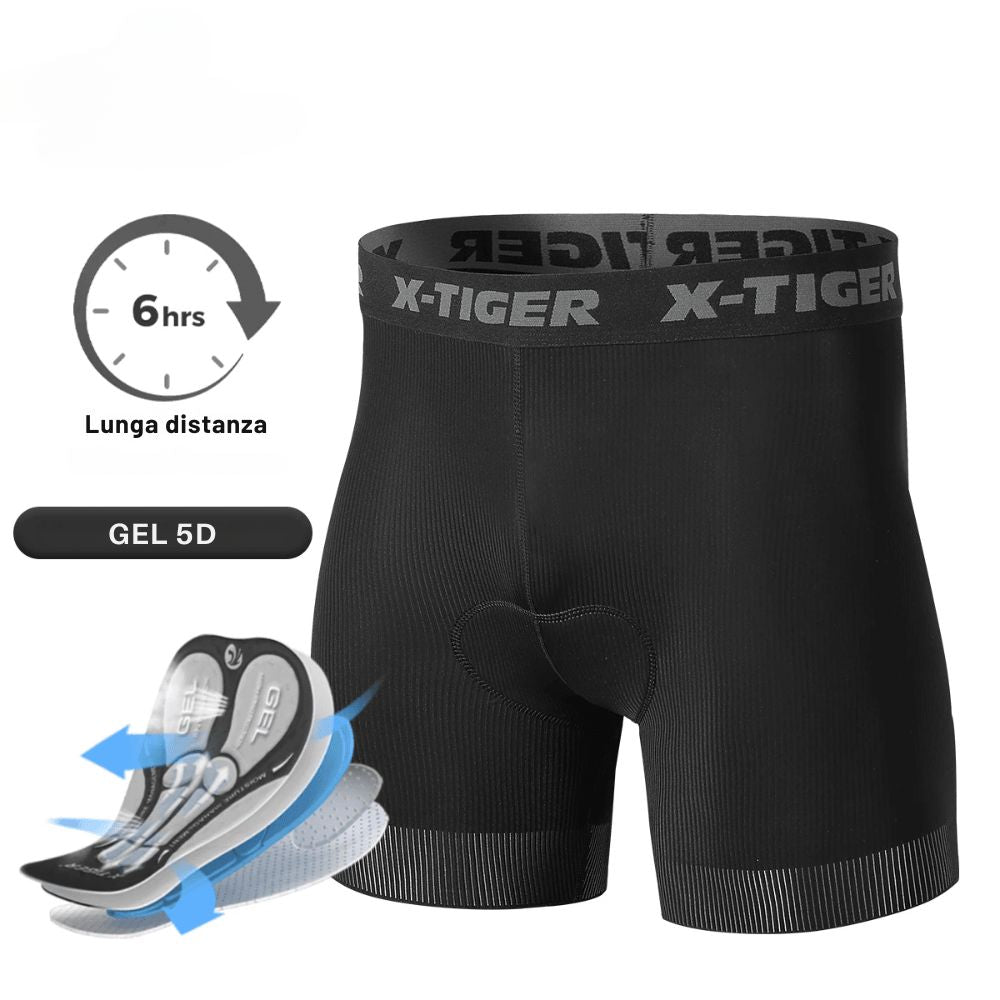 Cyclonix IT - Intimo da ciclismo con imbottitura in gel 5D – RideGuard™