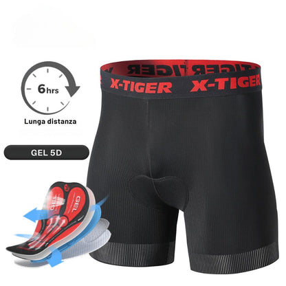 Cyclonix IT - Intimo da ciclismo con imbottitura in gel 5D – RideGuard™