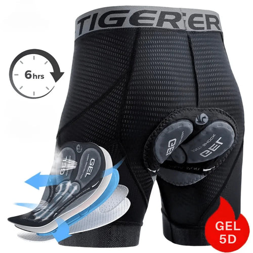 Cyclonix IT - Intimo da ciclismo con imbottitura in gel 5D – VeloShield™