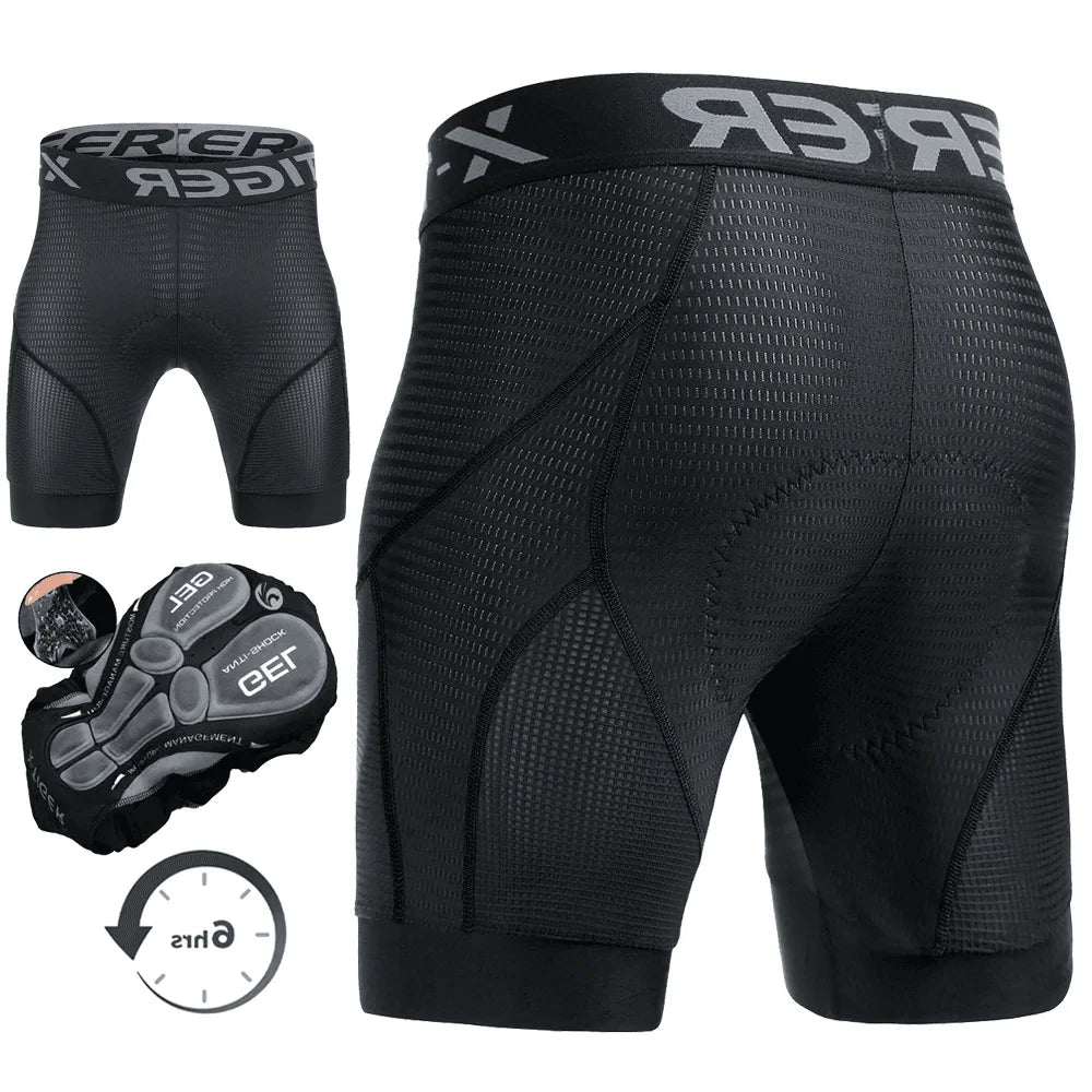 Cyclonix IT - Intimo da ciclismo con imbottitura in gel 5D – VeloShield™