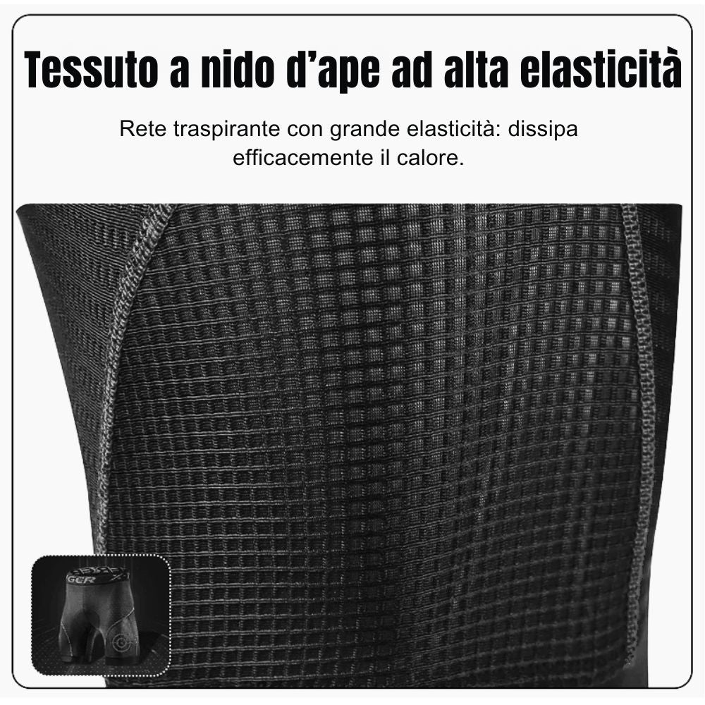 Cyclonix IT - Intimo da ciclismo con imbottitura in gel 5D – VeloShield™
