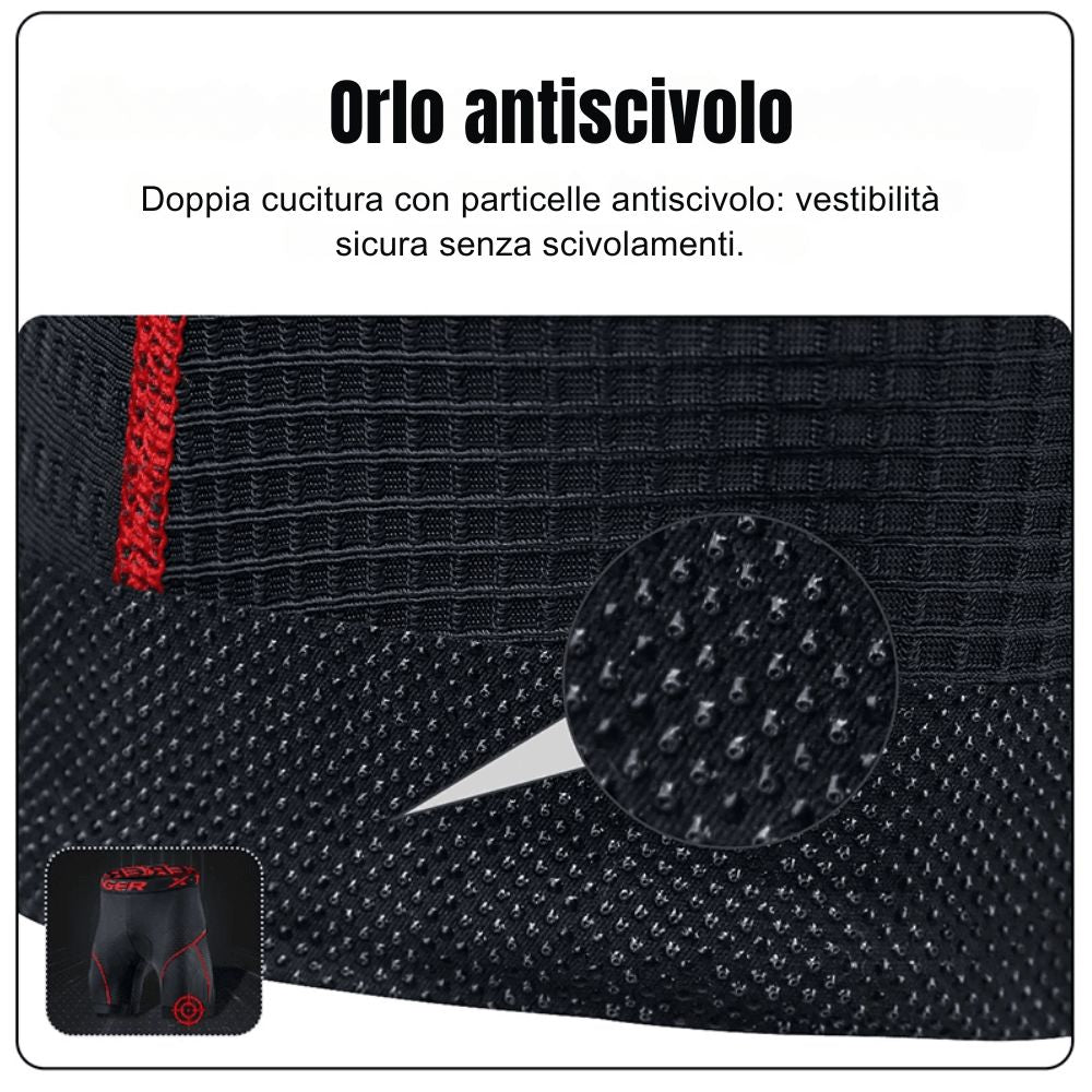 Cyclonix IT - Intimo da ciclismo con imbottitura in gel 5D – VeloShield™