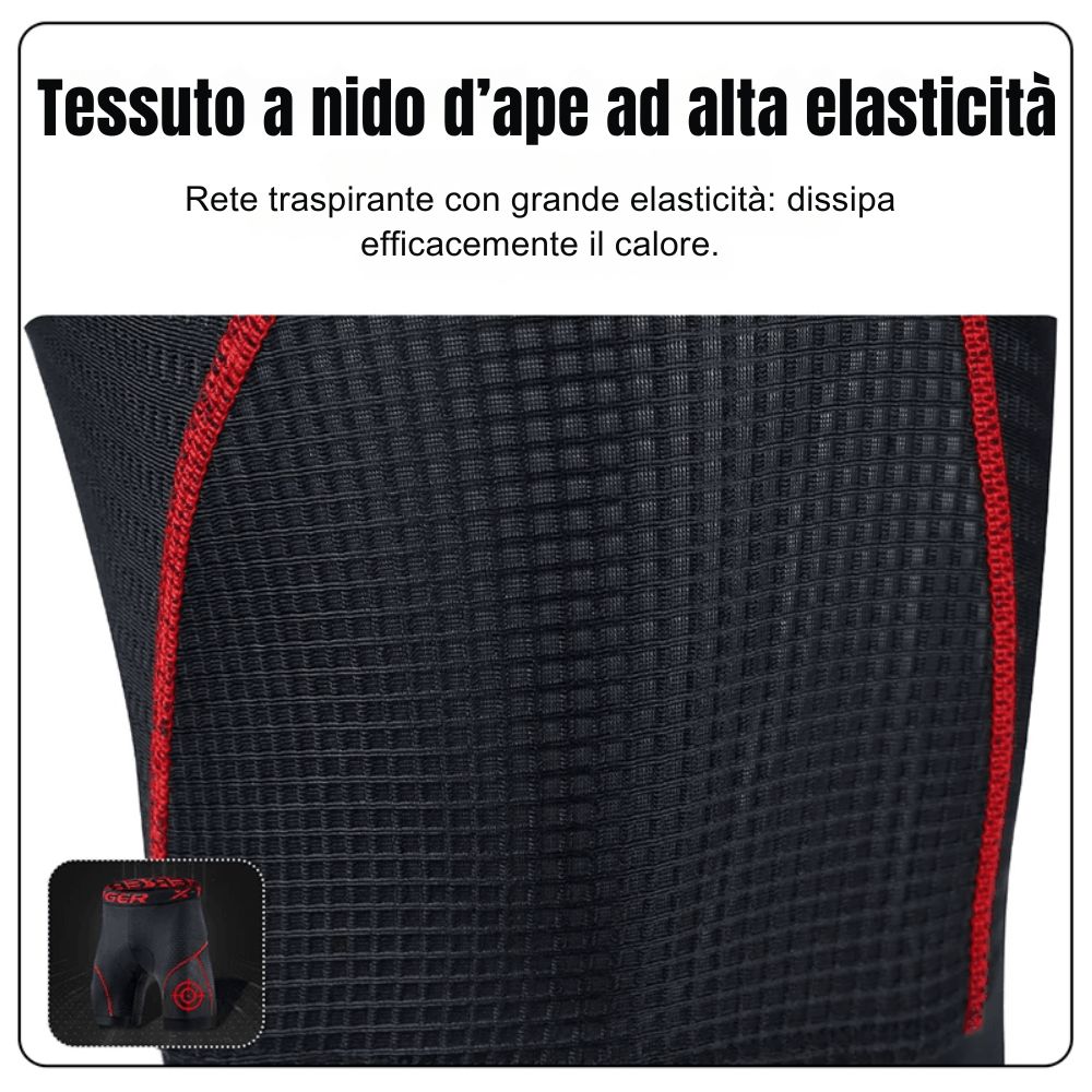 Cyclonix IT - Intimo da ciclismo con imbottitura in gel 5D – VeloShield™