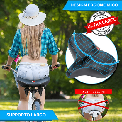 Cyclonix IT - Sella extra larga e confortevole – MaxiComfort™
