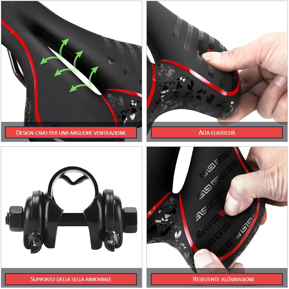 Cyclonix IT - Sella sportiva e comoda – VeloxSeat™